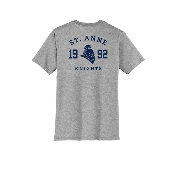 St. Anne Friday Spirit Shirt Knight Navy Logo