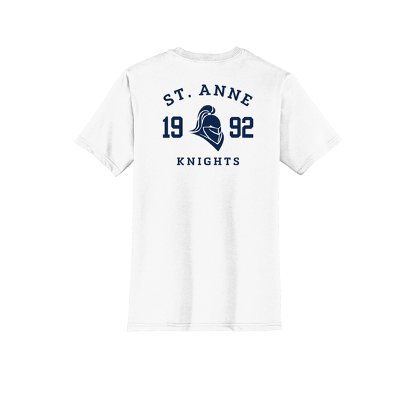 St. Anne Friday Spirit Shirt Knight Navy Logo