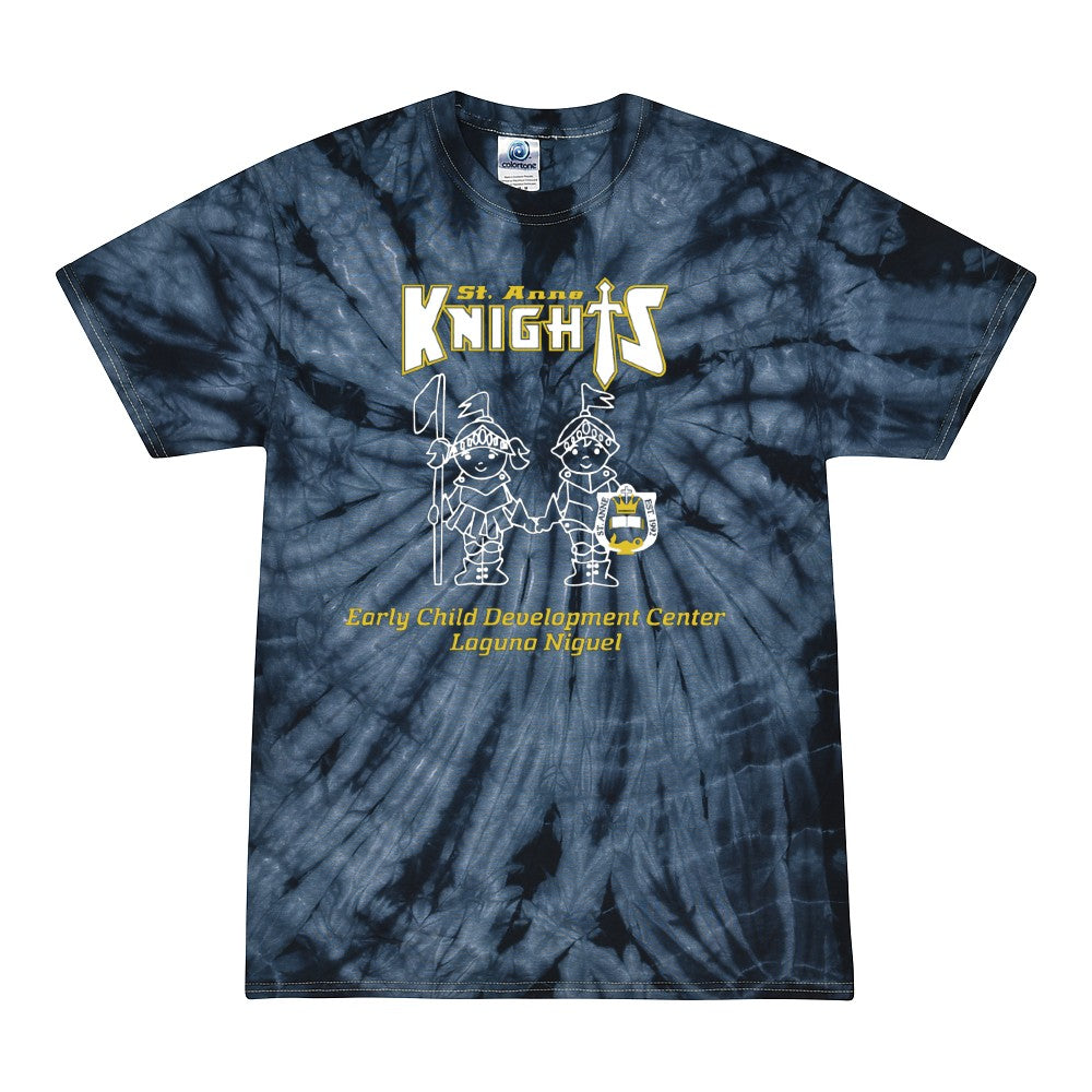 St. Anne ECDC SS Spider Navy Tie-Dye Tee