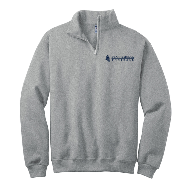 St. Anne Athletics Football Unisex 1/4 Zip Sweatshirt