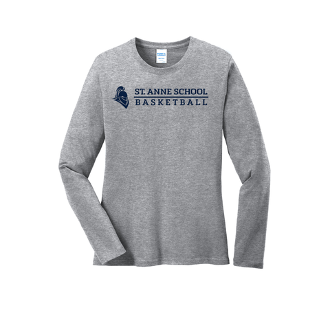 St. Anne Athletics Basketball Ladies LS Tee