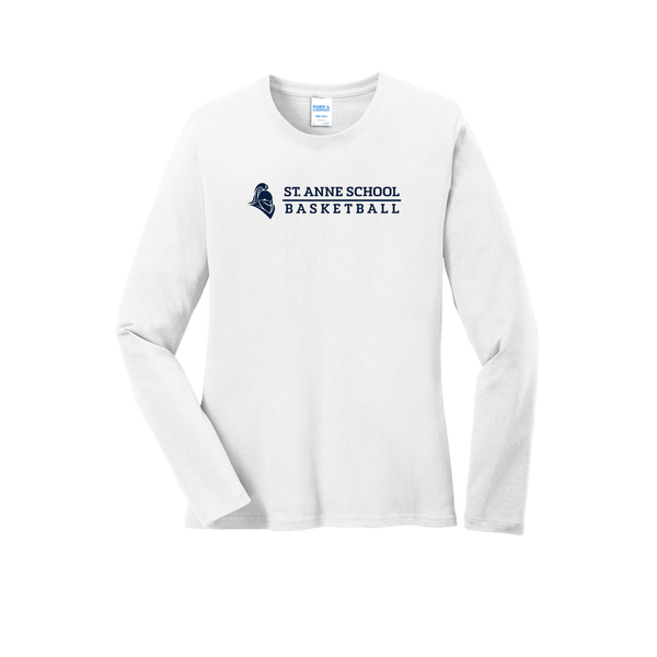 St. Anne Athletics Basketball Ladies LS Tee