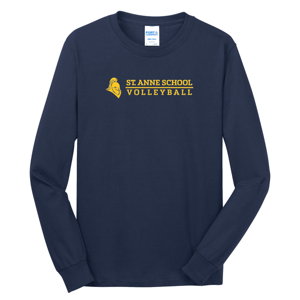 St. Anne Athletics Volleyball Ladies LS Tee