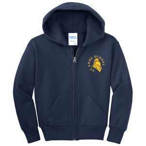 St. Anne Spirit Printed Zip Front Sweatshirt