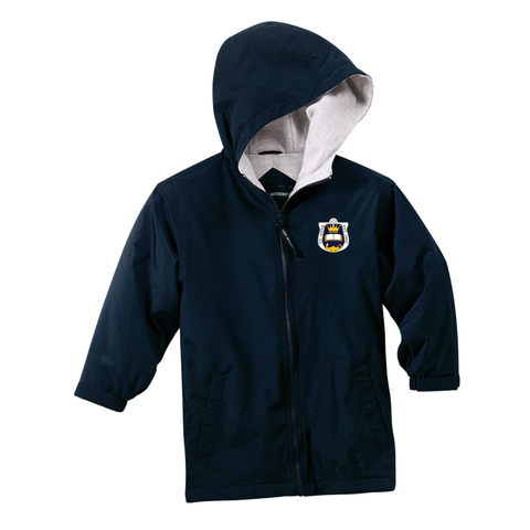 Rain Resistant Hooded Jacket with St. Anne Logo