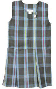 Girls Mass Plaid Jumper K-3